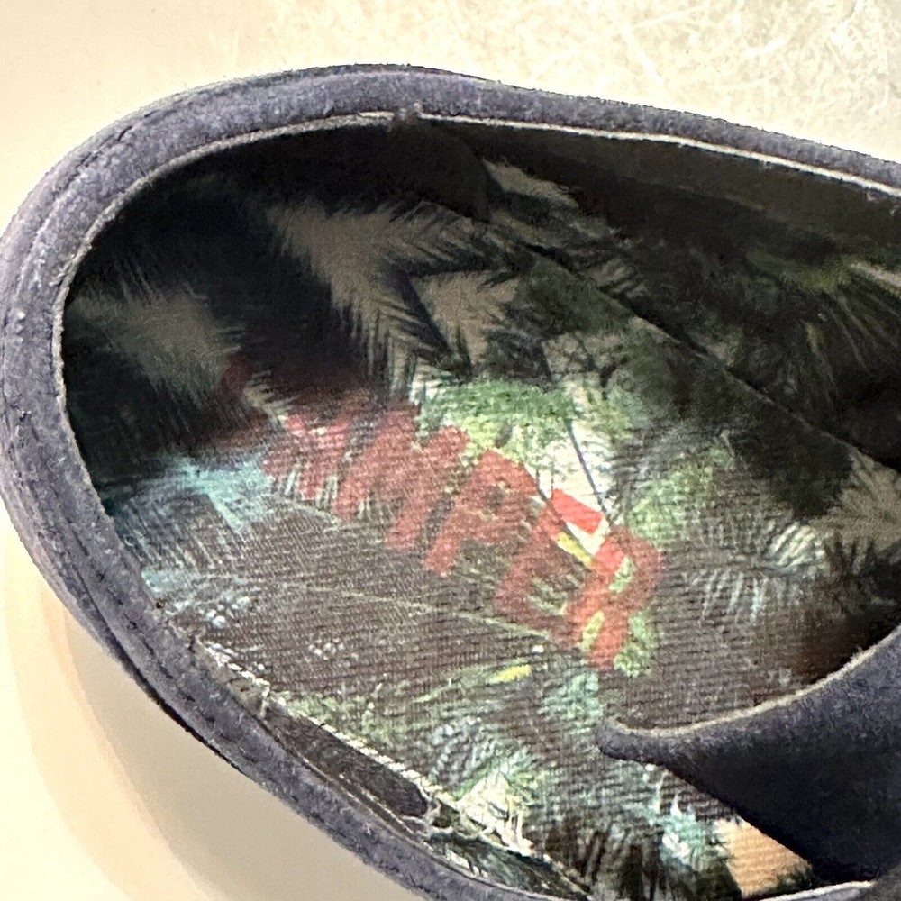 Camper Shoes US Mens Size 8 Oxford Derby Navy Blue Suede Leather Lace Up EU 41 - Picture 12 of 14